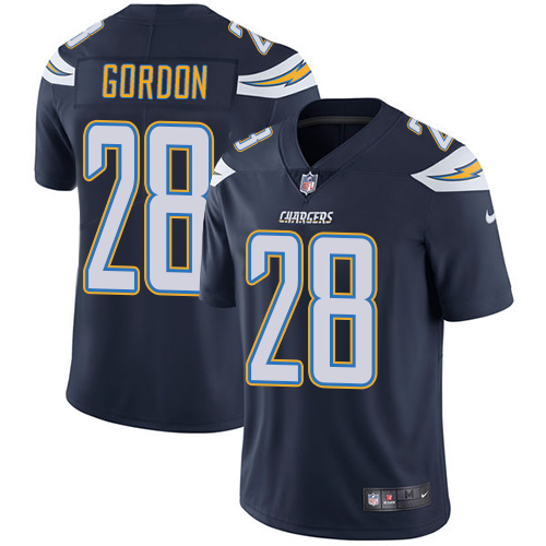 Nike Chargers #28 Melvin Gordon Navy Blue Team Color Men's Stitched NFL Vapor Untouchable Limited Jersey